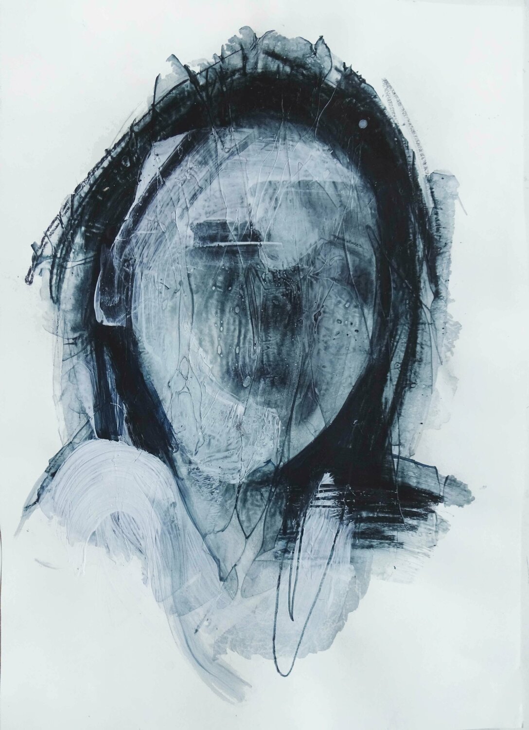 Untitled 12 (It´s just in the head) Cynthia Gregorová Zeichnungen zu verkaufen