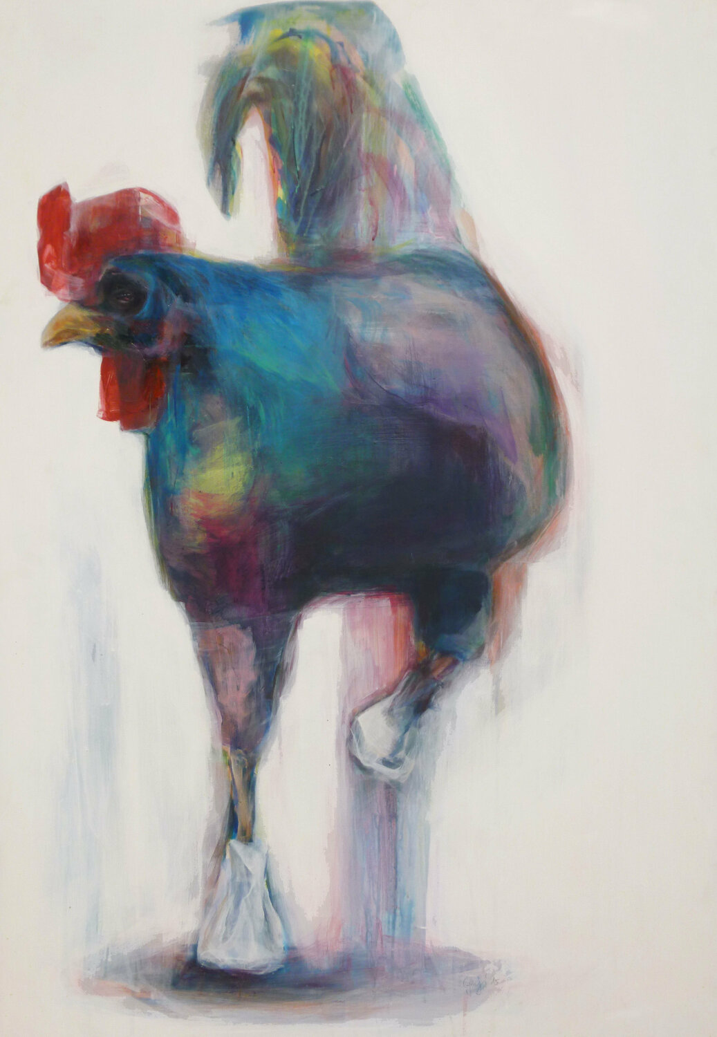 Galo de Barcelos IV (Roasted hero) Cynthia Gregorová Originalgemälde zu verkaufen