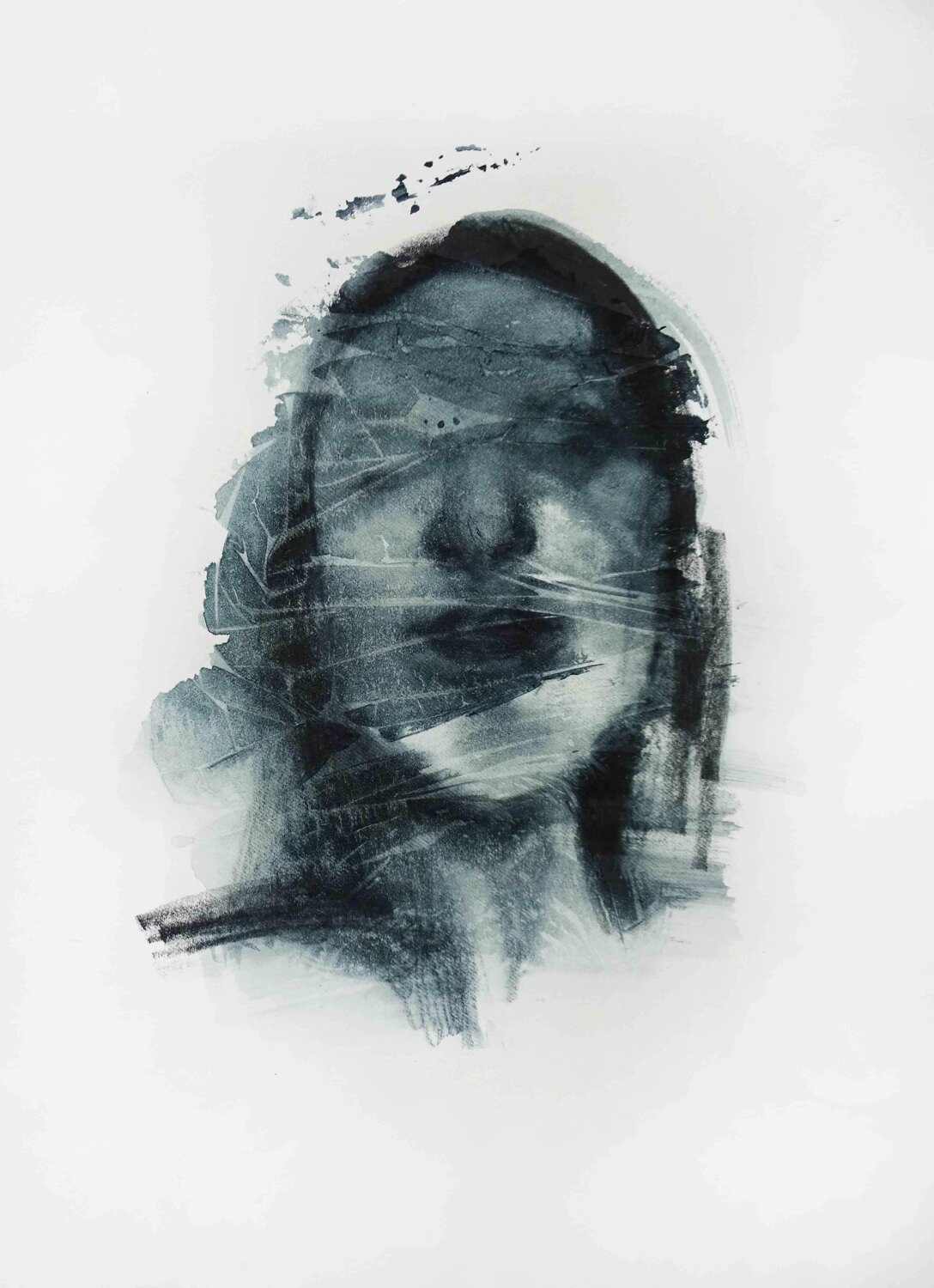 Untitled 2 (It´s just in the head) Cynthia Gregorová Zeichnungen zu verkaufen