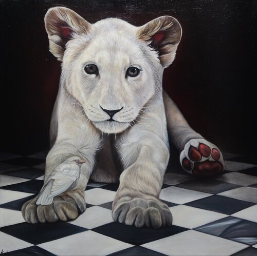 The Albino van Koko Davlasheridze, Schilderij te koop op Singulart