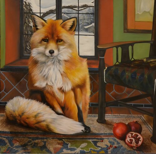 The Fox van Koko Davlasheridze, Schilderij te koop op Singulart