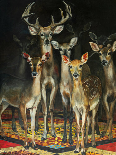 "The Secret" van Koko Davlasheridze, Schilderij te koop op Singulart