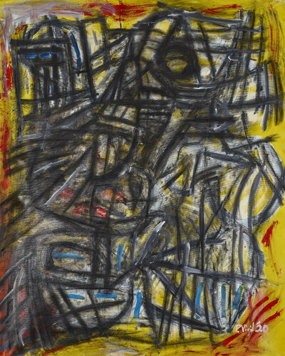 Jazz Under the Midnight Sun by Peter Vigil, Painting for Sale on Singulart