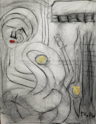 Undaunted Beauty van Peter Vigil, Schilderij te koop op Singulart