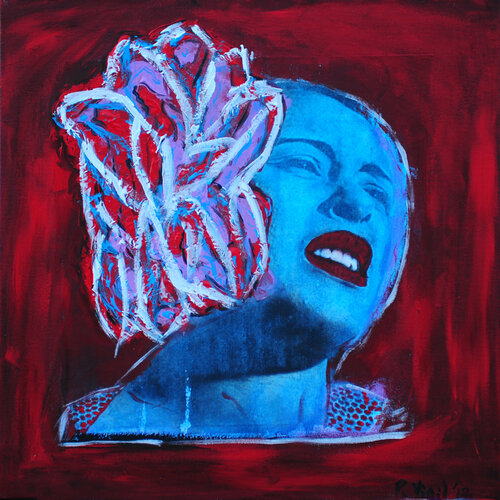 Lady Day - Billie van Peter Vigil, Schilderij te koop op Singulart