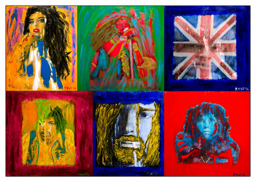 The 27 Club di Peter Vigil, Pittura in vendita su Singulart