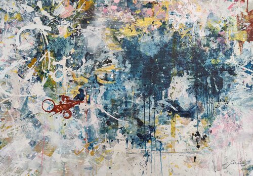 A Piece of my Space #8 van Lotta Sirén, Schilderij te koop op Singulart