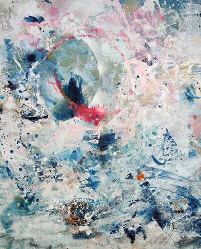 A Piece of my Space #10 van Lotta Sirén, Schilderij te koop op Singulart