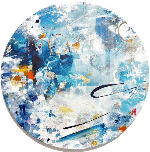 A Piece of my Space #9 van Lotta Sirén, Schilderij te koop op Singulart