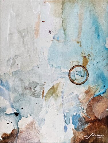 A Piece of my Space #14 van Lotta Sirén, Schilderij te koop op Singulart