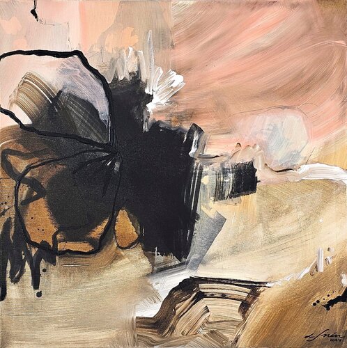 COMFORTABLE IN SILENCE van Lotta Sirén, Schilderij te koop op Singulart