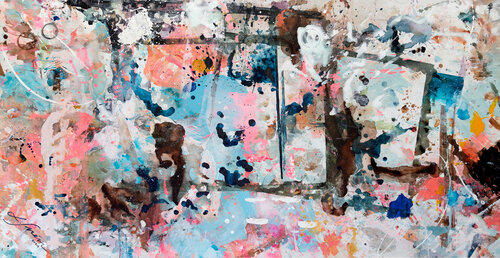 A Piece of My Space #19 van Lotta Sirén, Schilderij te koop op Singulart