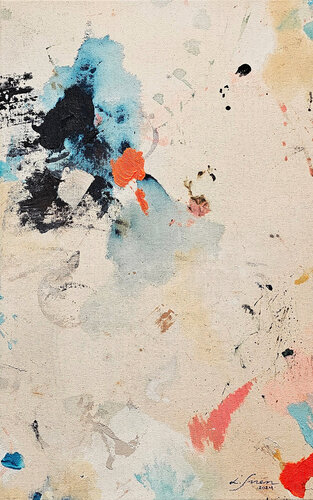 A Piece of My Space 21 van Lotta Sirén, Schilderij te koop op Singulart