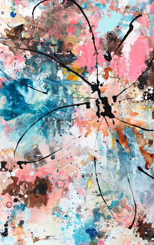 A Piece of my Space #20 van Lotta Sirén, Schilderij te koop op Singulart