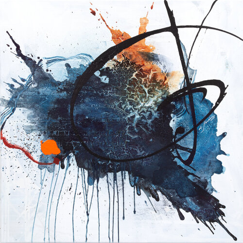 Looking Over The Edge of My Mind di Lotta Sirén, Pittura in vendita su Singulart