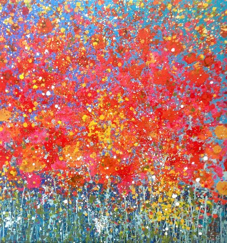 LOS JARDINES DE YAYA di Gabriela Lavezzari, Pittura in vendita su Singulart