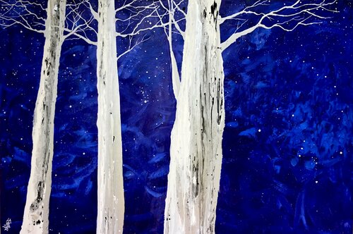 ENCUENTROS NOTABLES CON ORION par Gabriela Lavezzari, Peinture en vente sur Singulart