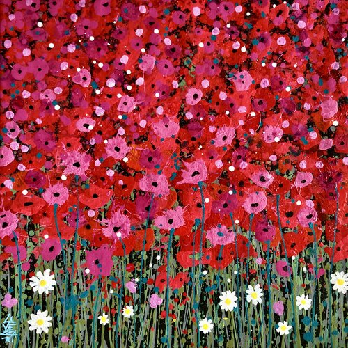 LITTLE WILD FLOWERS van Gabriela Lavezzari, Schilderij te koop op Singulart