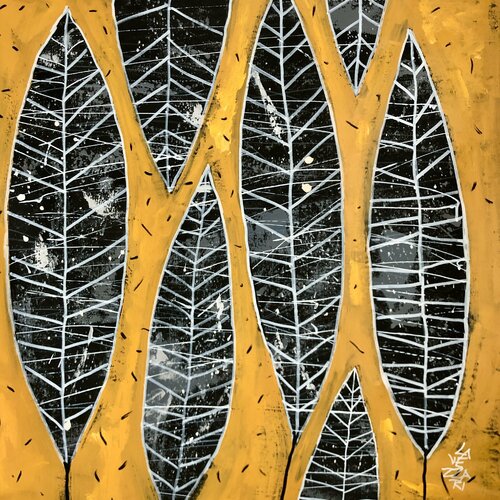 HOJAS par Gabriela Lavezzari, Peinture en vente sur Singulart