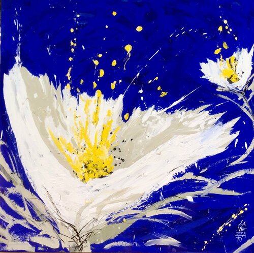 WILD FLOWERS par Gabriela Lavezzari, Peinture en vente sur Singulart