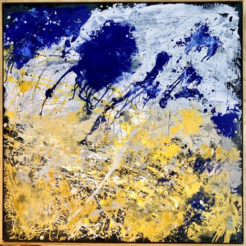 Great Salt Desert par Gabriela Lavezzari, Peinture en vente sur Singulart