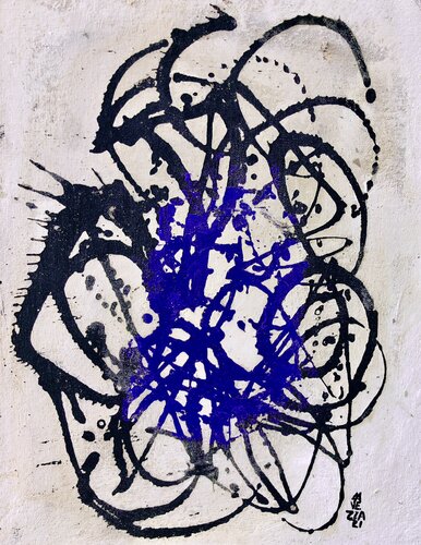 ANTIPARTICULA ( serie la probabilidad del caos ) par Gabriela Lavezzari, Peinture en vente sur Singulart