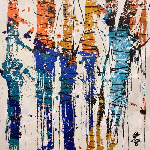 WILD BAMBOO par Gabriela Lavezzari, Peinture en vente sur Singulart