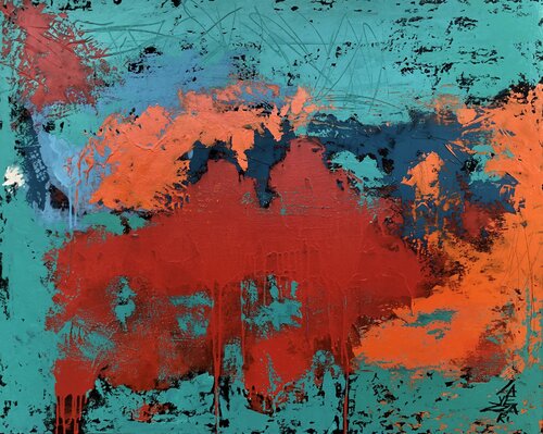 Estudio Abstracto 7 di Gabriela Lavezzari, Pittura in vendita su Singulart