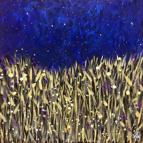 Fall Night di Gabriela Lavezzari, Pittura in vendita su Singulart