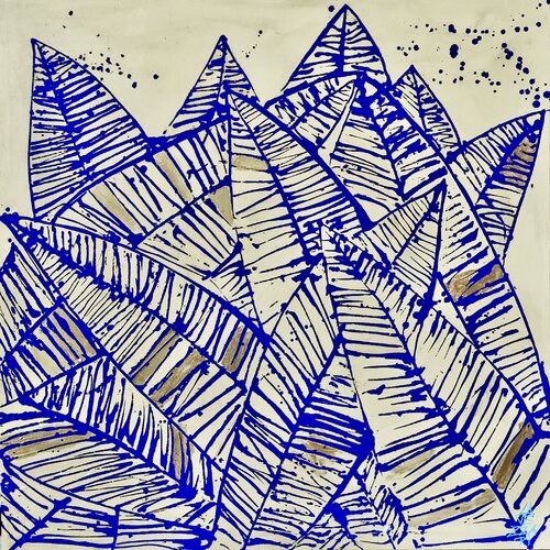 HOJAS de CACAO par Gabriela Lavezzari, Peinture en vente sur Singulart