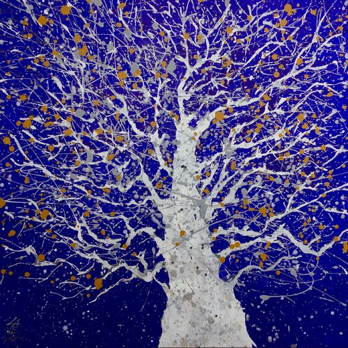THE WHITE TREE OF GONDOR di Gabriela Lavezzari, Pittura in vendita su Singulart