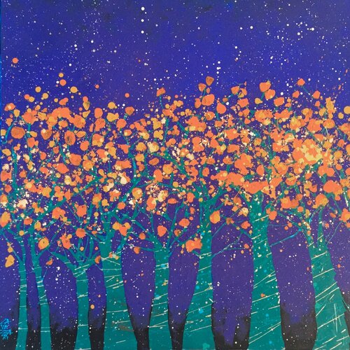NOCHE INGENUA di Gabriela Lavezzari, Pittura in vendita su Singulart