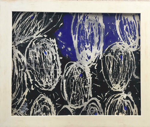 PUNTO DE ENCAJE par Gabriela Lavezzari, Peinture en vente sur Singulart