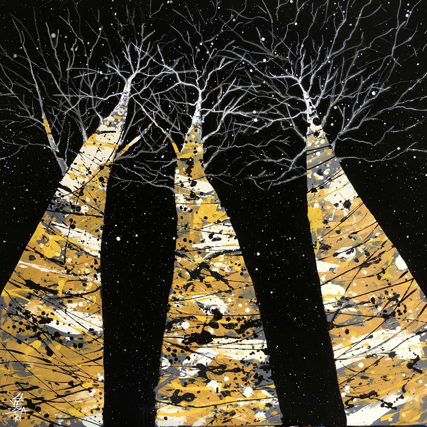 AS ÁRVORES E O INFINITO Gabriela Lavezzari Dipinto originale in vendita