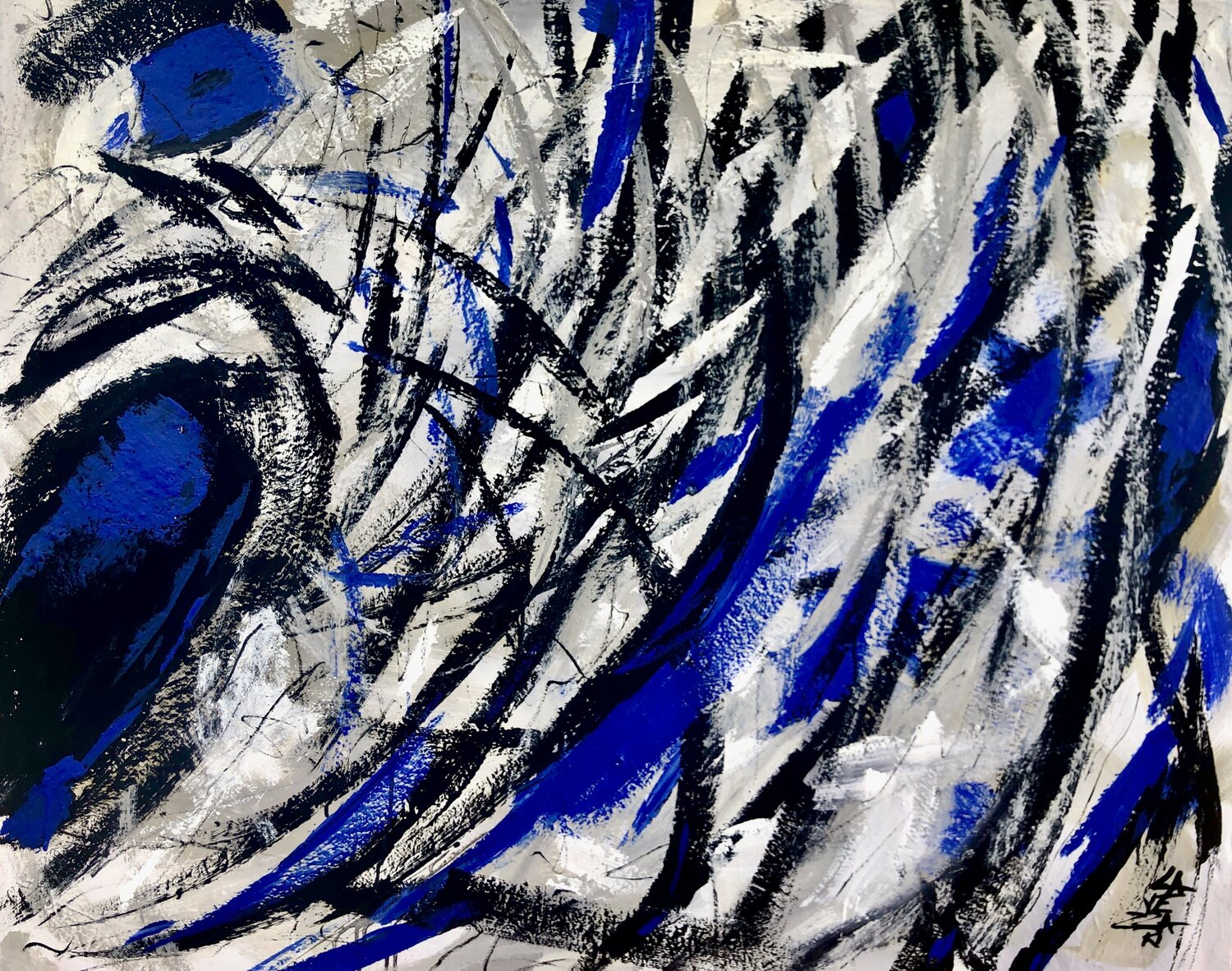 Estudio Abstracto 9 Gabriela Lavezzari