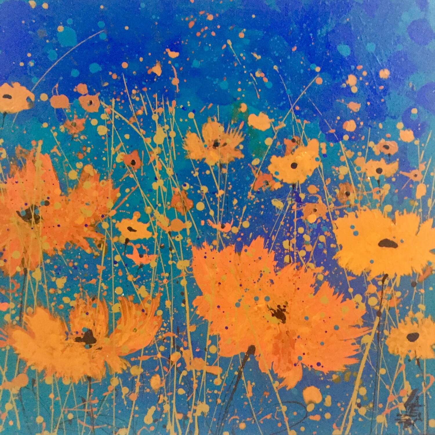 ORANGE COSMIC 2 Gabriela Lavezzari