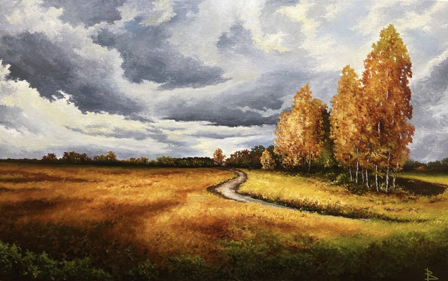 Landscape hot sale large painting