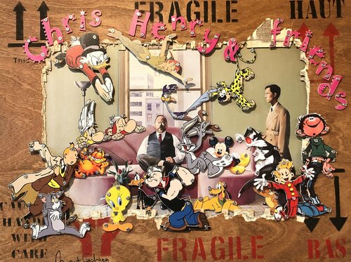 chris henry and friends di Vincent Gachaga, Altri media in vendita su Singulart