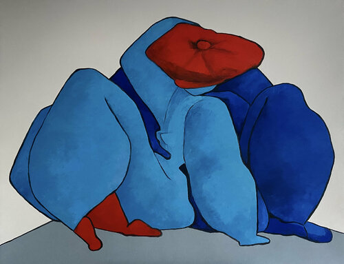 Lovers hold me tight van Ta Byrne, Schilderij te koop op Singulart