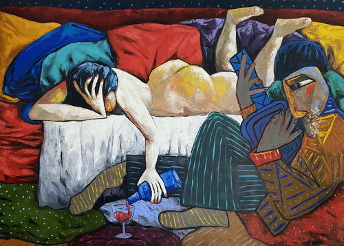 Late night van Ta Byrne, Schilderij te koop op Singulart