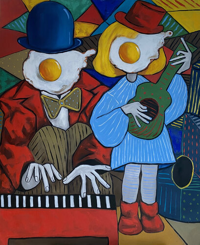 Egg Band di Ta Byrne, Pittura in vendita su Singulart