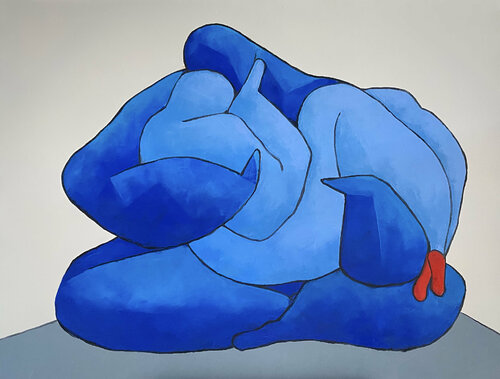 Lovers feeling good di Ta Byrne, Pittura in vendita su Singulart