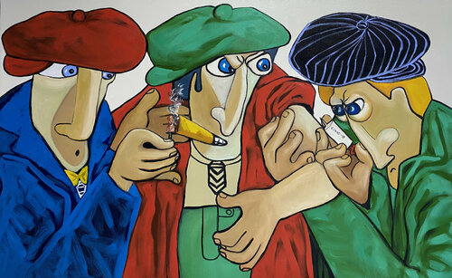 The jab di Ta Byrne, Pittura in vendita su Singulart