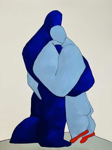 Lovers I love you. van Ta Byrne, Schilderij te koop op Singulart