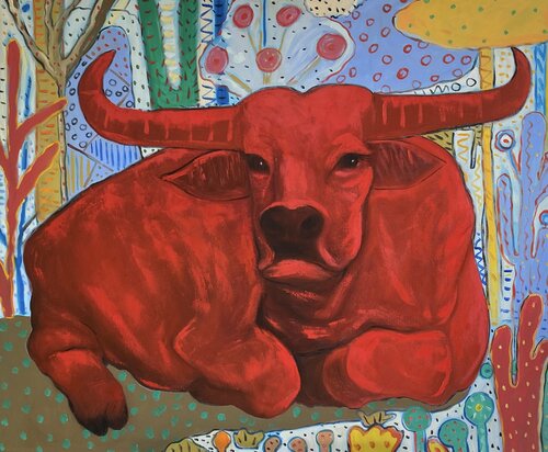 Red Bull van Ta Byrne, Schilderij te koop op Singulart