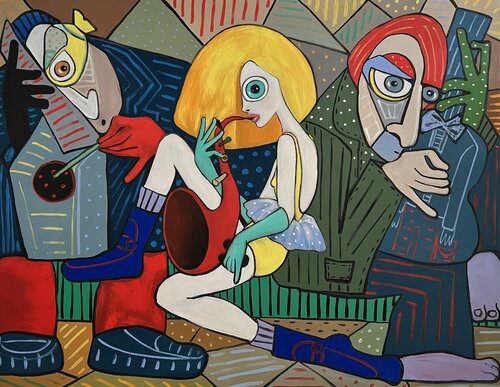 Princess of jazz di Ta Byrne, Pittura in vendita su Singulart
