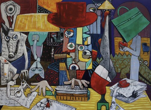 The author's imagination di Ta Byrne, Pittura in vendita su Singulart