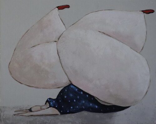 The gymnast di Ta Byrne, Pittura in vendita su Singulart