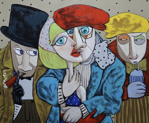 The long goodnight di Ta Byrne, Pittura in vendita su Singulart