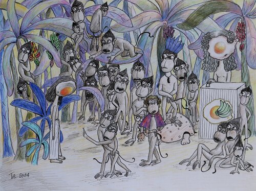 The Trial di Ta Byrne, Pittura in vendita su Singulart